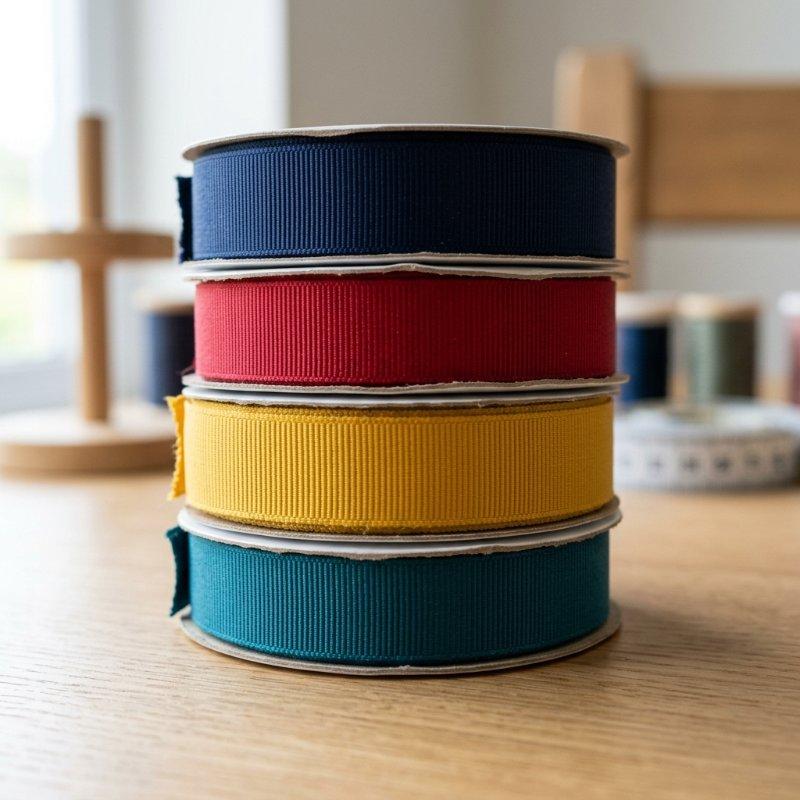 Gama de cintas de grosgrain o falla premium