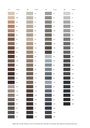Carta de colores Hilo Saba 50 500m en caja de 10 bobinas