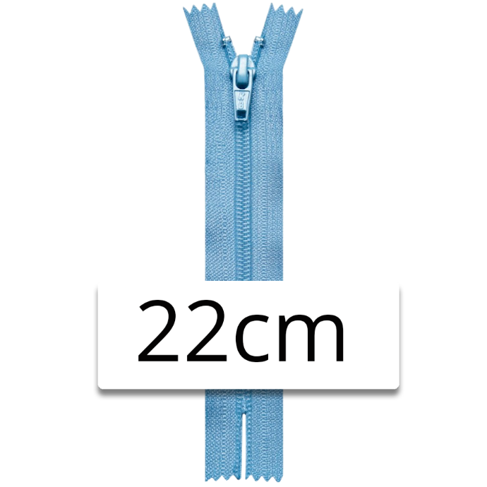 Cremallera espiral malla 7 de 22cm