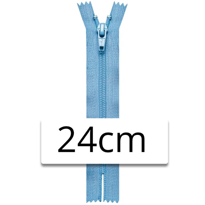 Cremallera espiral malla 7 de 24cm