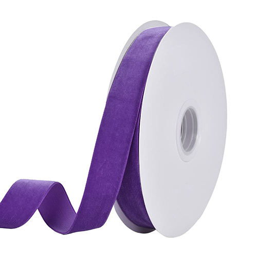 Cinta de terciopelo de 16mm en rollos de 10m