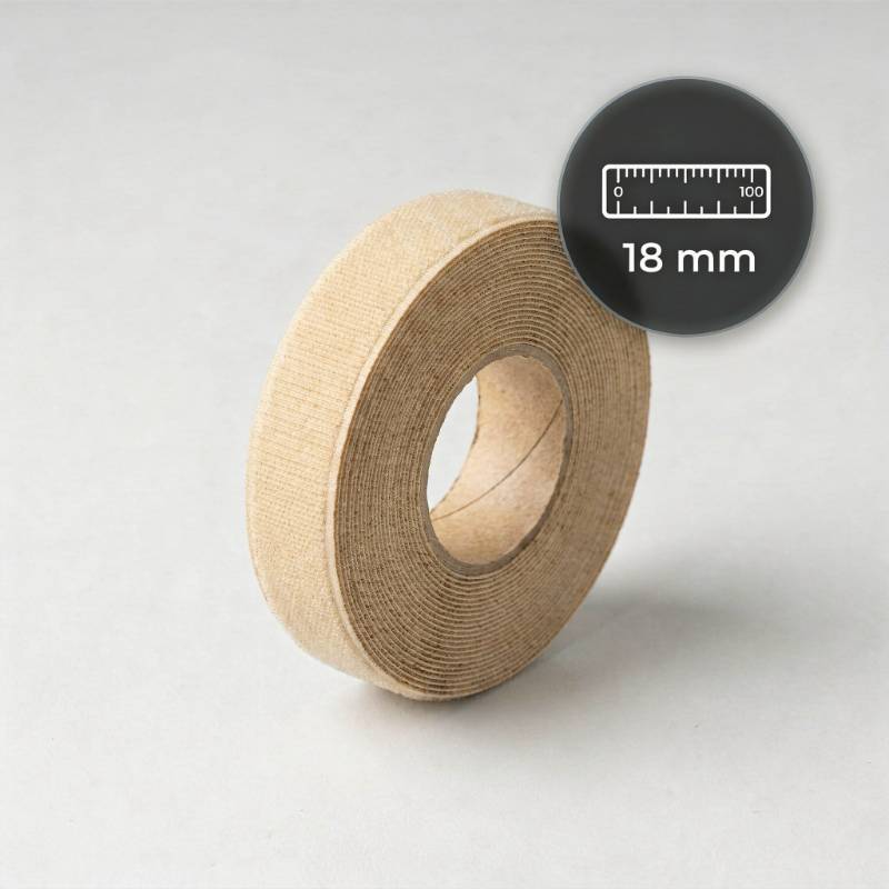 Cinta cierre pelo de 18mm en rollos de 25m