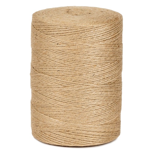 [4489/YUTE] Hilo de Yute Rústico Biodegradable: Etiquetas, Alpargatería y Decoración (1200m)